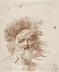 Le Roi Lear dans la tempête - George Romney